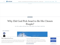 Why Did God Pick Israel to Be His Chosen People? - Beliefnet
