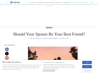Should Your Spouse Be Your Best Friend? - Beliefnet