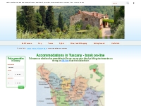 Accommodations in Tuscany - book your place to stay in Tuscany here