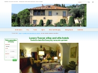Luxury Tuscan vacation villas and villa hotels
