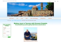 Minibus tours in Tuscany with Giovanni Sirabella