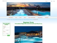 Rapolano Terme thermal baths in the Province of Sienna, Tuscany