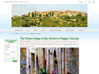 San Donto in Poggio - a Chianti village in Tuscany
