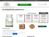 65 Superfood Essentials for Antioxidants and Anti-aging Support