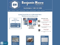 Benjamin Moore Drywall   Drywall Installation, Repair   Textured Ceili