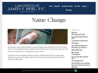 Name Change | Legally Change Your Name | Berllaw.com