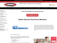 Hotronix Heat Press Machines For Heat Transfer Printing