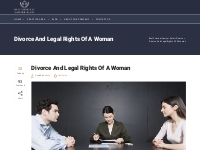 Divorce And Legal Rights Of A Woman - Best Criminal Lawyer Delhi