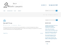Benefit Three - Best Delhi Lawyers