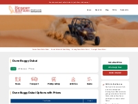 Dune Buggy in Dubai - Adventurous Desert Ride