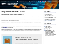 Single Sided Flexible Printed Circuits | 1 Layer Flex Circuit | single