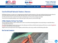 Used and Rebuilt Hydraulic Hammers | Breakers Available