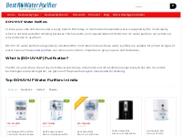 Top RO UV UF Water Purifiers in India - Price, Reviews, Compare Online