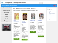 The Magazine Subscriptions Website
