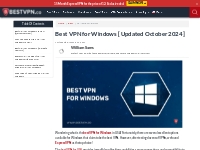 Best VPN for Windows in USA [Updated 2024] [100% Secure and Fast] | BE
