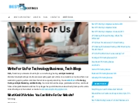 Write For Us - Guest Post Technology Business And Hosting Blogs