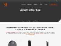 Biometric Door Lock - BE-TECH