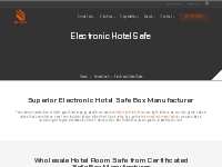 CE & UL Certificated Hotel Safe Box Manufacturer - BE-TECH
