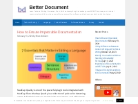 Better Document - Learn Technical Writing: Processes, Tools, Skills an