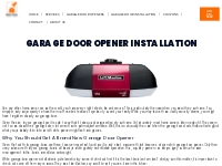 Garage Door Opener Installation - Better Place Garage Doors Maryland
