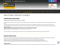 Additional Driving Courses - BeWise Driving School