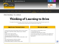 Preparing To Drive - BeWise Driving School