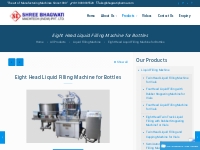 Eight Head Liquid Filling Machine for Bottles - Exporter - Supplier - 