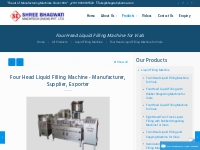 Four Head Liquid Filling Machine for Vials - Manufacturers - Supplier