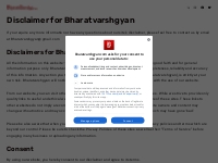Disclaimer   Bharatvarshgyan