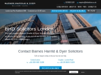 Contact BHD Solicitors London - Barnes Harrild   Dyer Solicitors in Lo