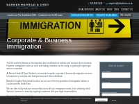 Corporate   Business Immigration - BHD Solicitors