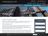 Public Law Solicitors London - Specialist Lawyers in Public Law - Publ