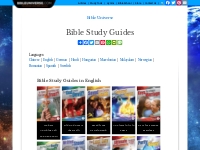   	Bible Study Guides in the English language | Bible Universe