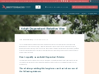 Adult Dependant Relative - Bring your Parent/Grandparent to UK