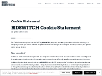 Cookie Statement - BidSwitch
