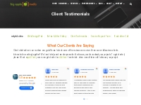 Web Design Customer Testimonials