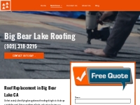           Roof Replacement | Big Bear Lake, CA