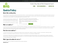 Cookie Policy | B.I.G. Recycling Consultancy