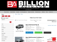  New Suvs For Sale | Billion Auto