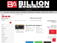  New Vans For Sale | Billion Auto