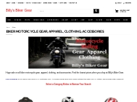 Biker Motorcycle Gear, Apparel, Clothing, Accessories