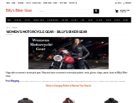 Women's Motorcycle Gear - Billy's Biker Gear