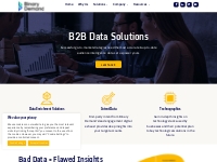 Best B2B Data Solutions Company For Sales   Marketing