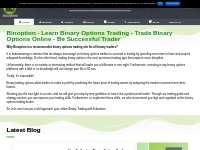 Binoption | Learn Binary Options Trading - Trade Binary Options Online