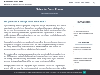 Safes for Dorm Rooms - Biometric Gun Safe