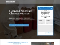 Biohazard Cleanup in Houston TX | Texas | BioTechs