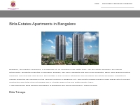 Birla Estates Apartments in Bangalore | Birla Trimaya