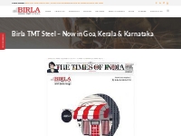 Birla TMT Steel - Now in Goa, Kerala   Karnataka - Birla TMT Steel