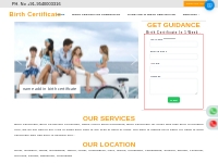 Birth Certificate Online - Birth Registration 09540005002 Call Us.