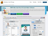 DRPU Mac Gate Pass ID Cards Maker Software to quickly create Gate Pass